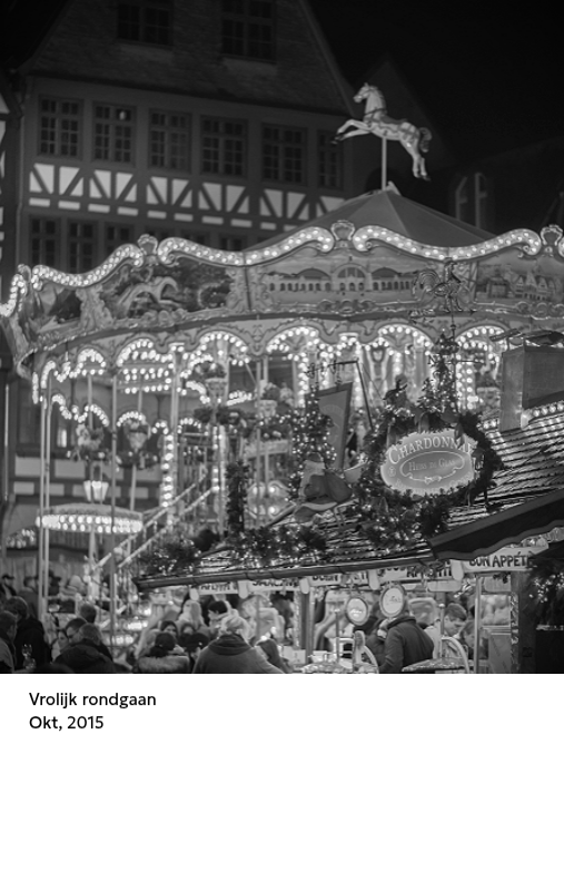 Een fotokalender met een strakke, stedelijke uitstraling