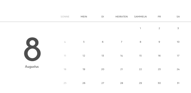 Ein Fotokalender mit klarem, urbanem Charakter