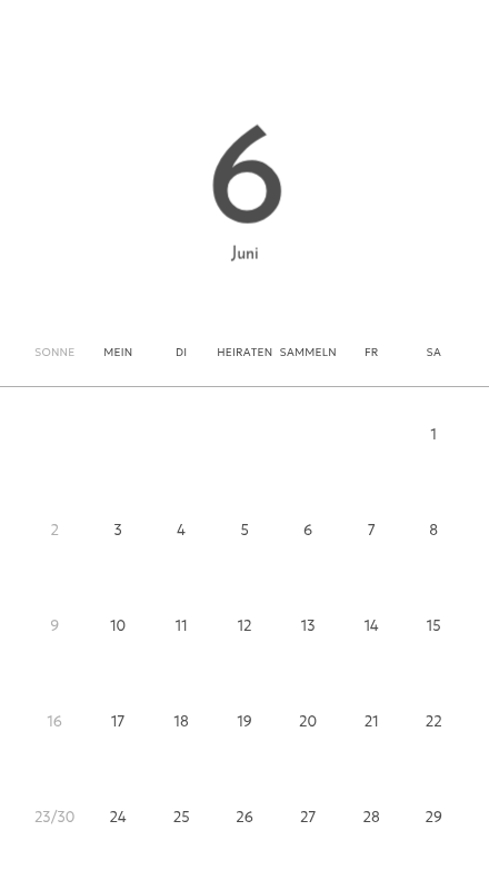 Ein Fotokalender mit klarem, urbanem Charakter