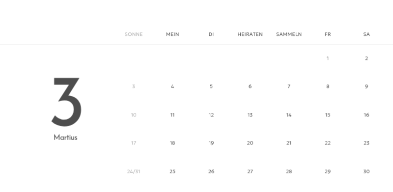 Ein Fotokalender mit klarem, urbanem Charakter