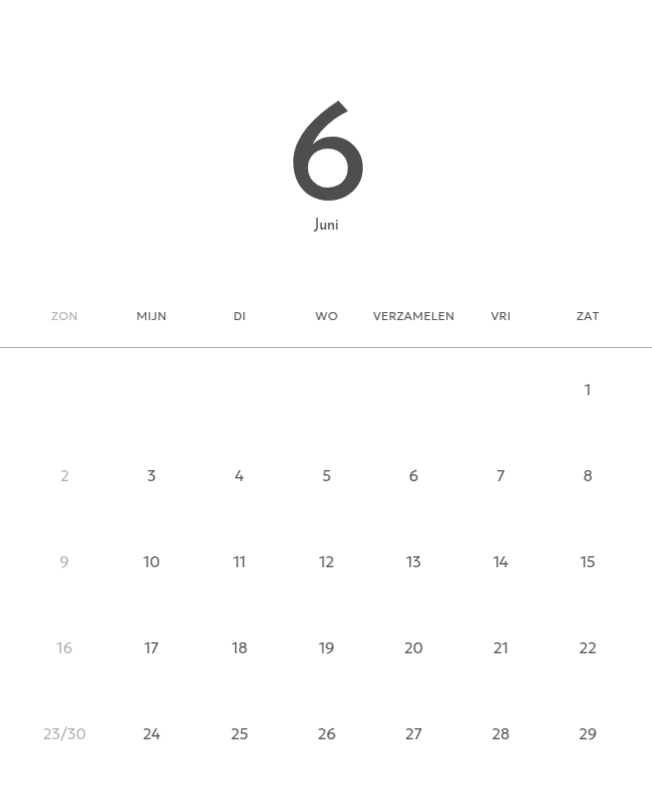Een fotokalender met een strakke, stedelijke uitstraling