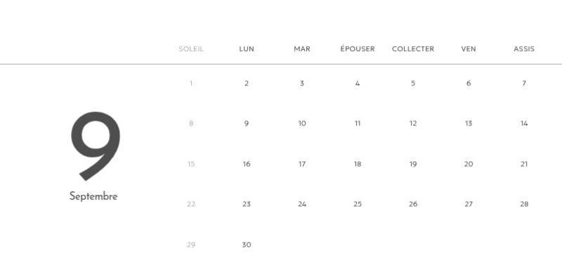Un calendrier photo à l'allure urbaine et épurée