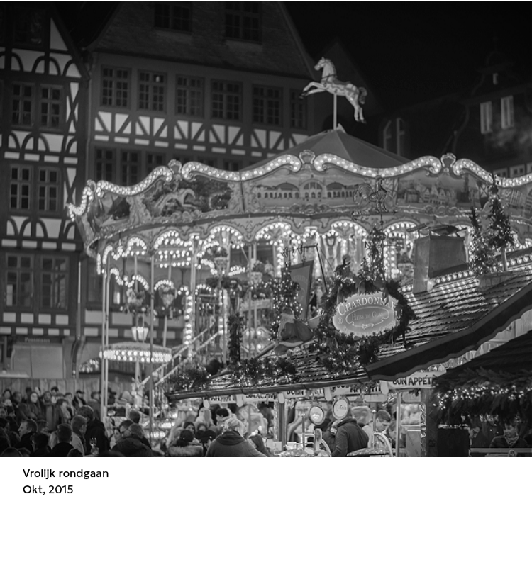 Een fotokalender met een strakke, stedelijke uitstraling