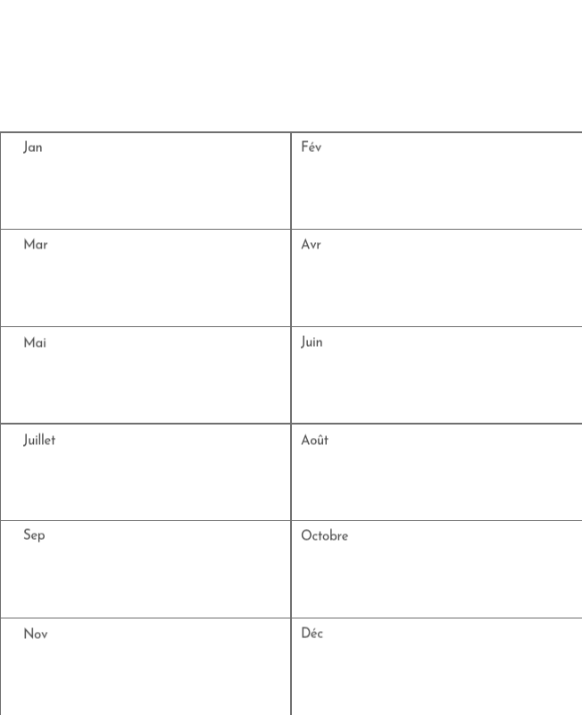 Un calendrier photo à l'allure urbaine et épurée