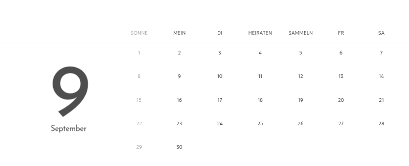 Ein Fotokalender mit klarem, urbanem Charakter