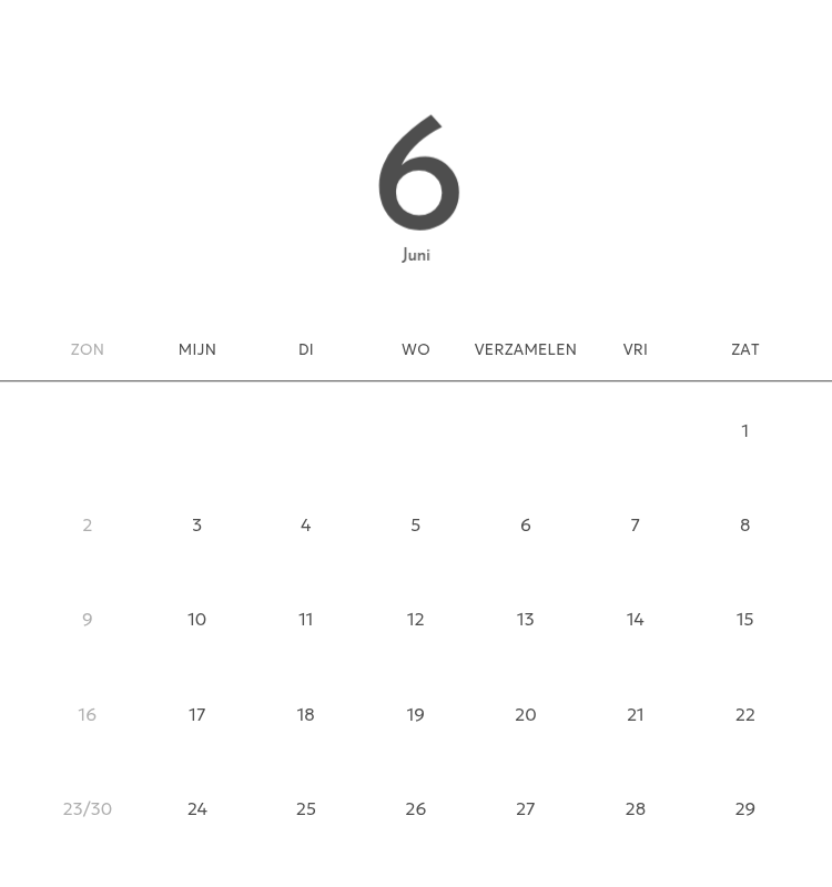 Een fotokalender met een strakke, stedelijke uitstraling