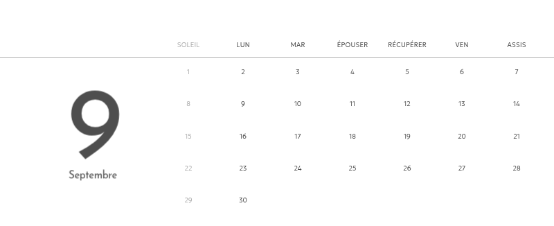 Un calendrier photo à l'allure urbaine et épurée