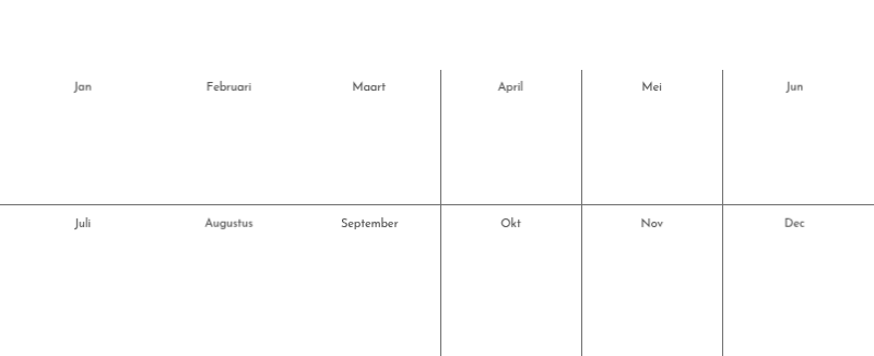 Een fotokalender met een strakke, stedelijke uitstraling