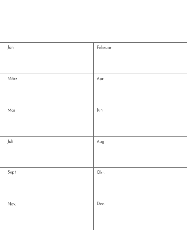 Ein Fotokalender mit klarem, urbanem Charakter