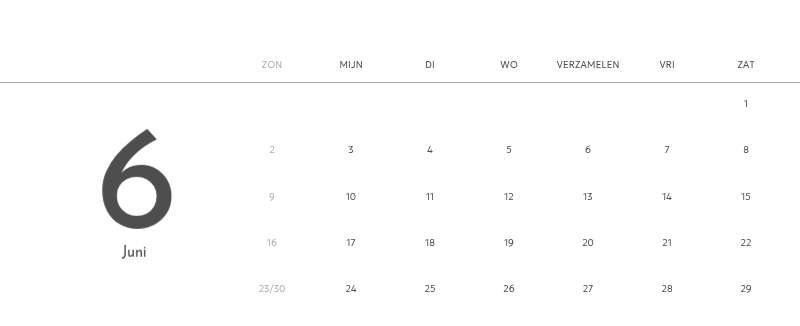 Een fotokalender met een strakke, stedelijke uitstraling