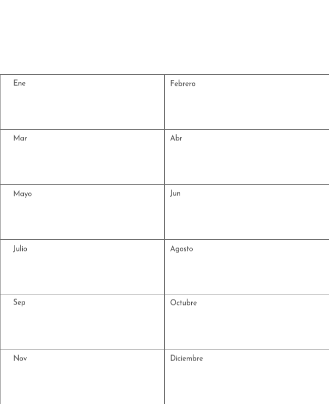 Un calendario fotográfico con un toque limpio y urbano