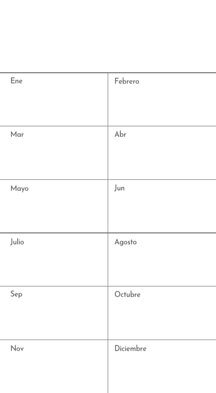 Un calendario fotográfico con un toque limpio y urbano