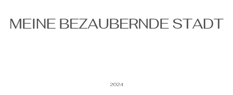 Ein Fotokalender mit klarem, urbanem Charakter