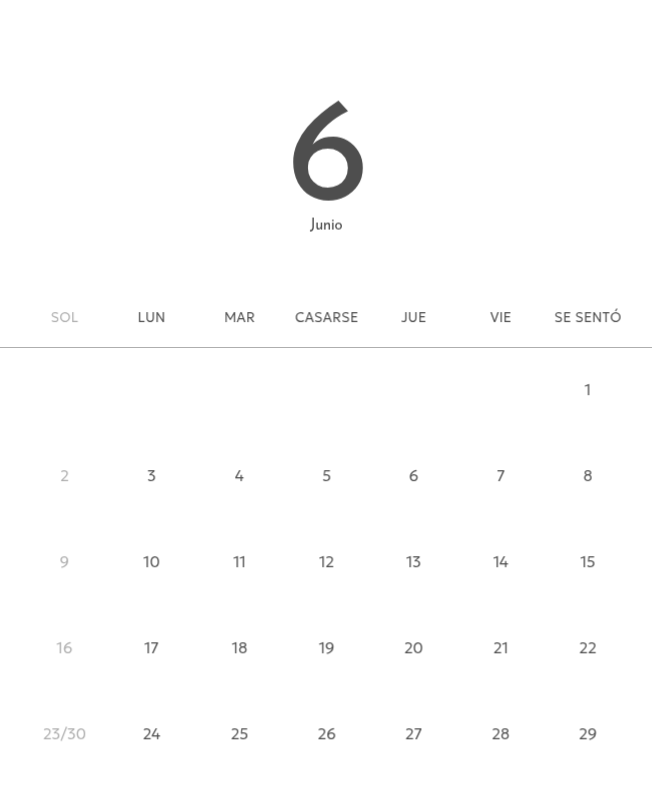 Un calendario fotográfico con un toque limpio y urbano