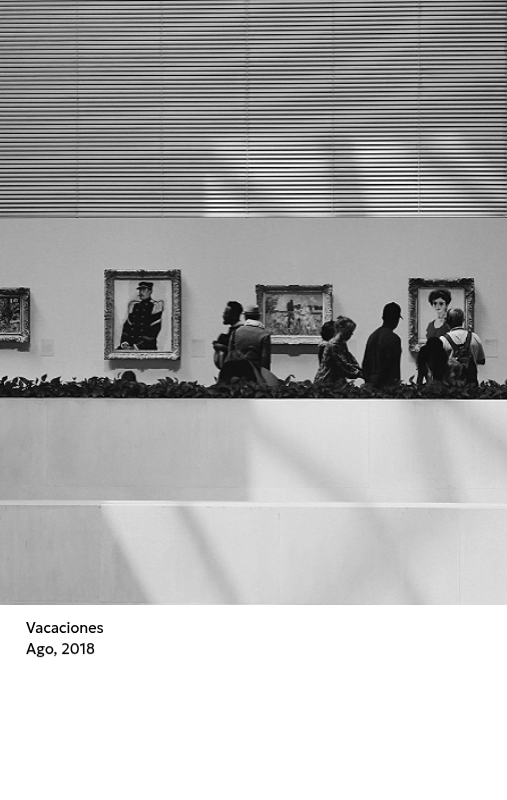 Un calendario fotográfico con un toque limpio y urbano