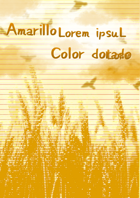 Planificador de la cosecha de otoño amarillo y oriental