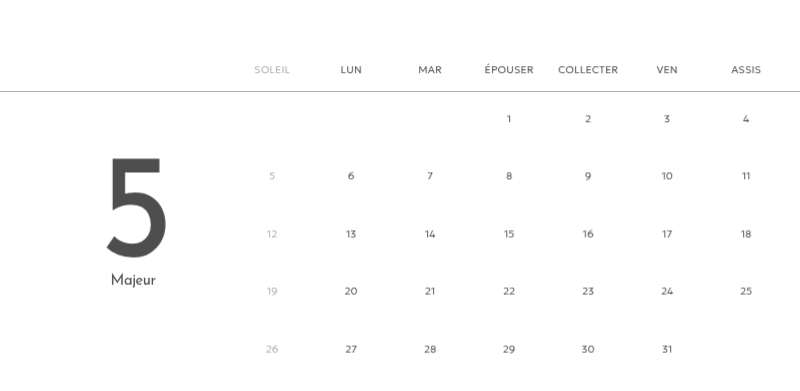 Un calendrier photo à l'allure urbaine et épurée