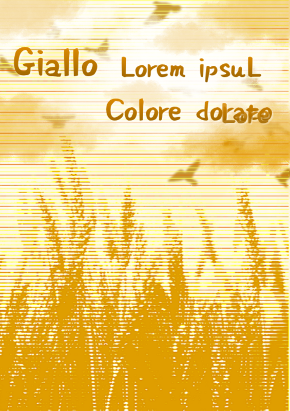 Pianificatore del raccolto autunnale giallo e orientale