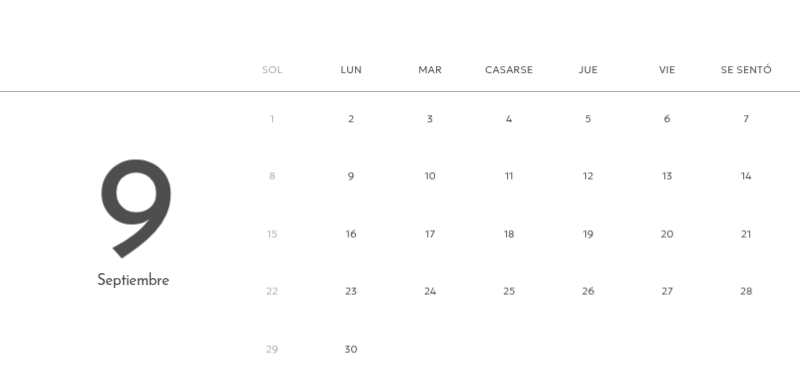 Un calendario fotográfico con un toque limpio y urbano