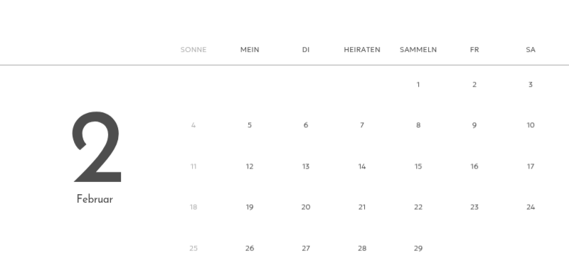 Ein Fotokalender mit klarem, urbanem Charakter