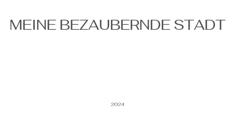 Ein Fotokalender mit klarem, urbanem Charakter