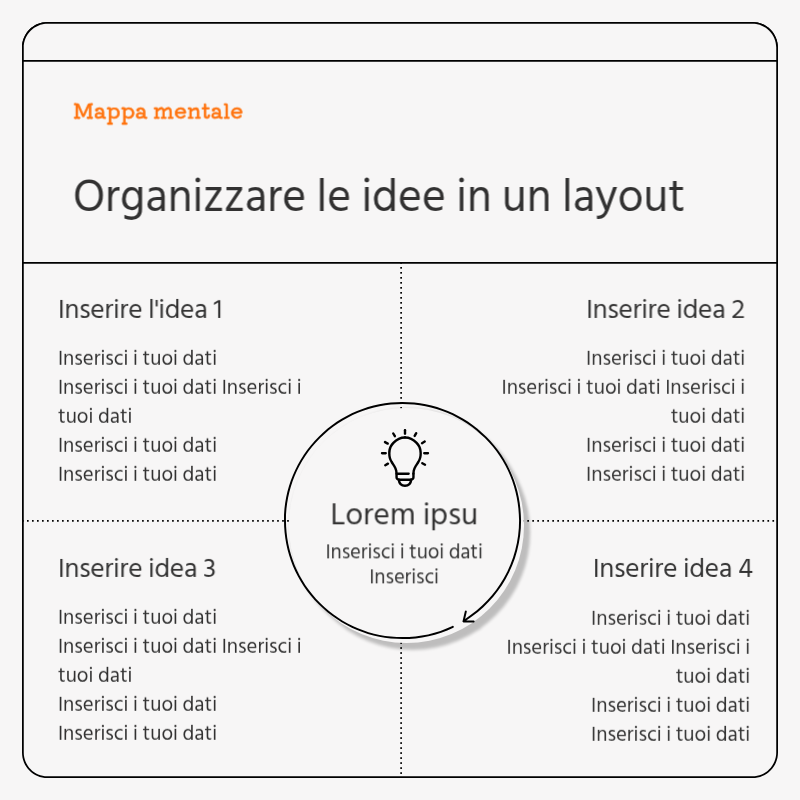 Biglietto da visita semplice in grigio e arancioneNews Ads