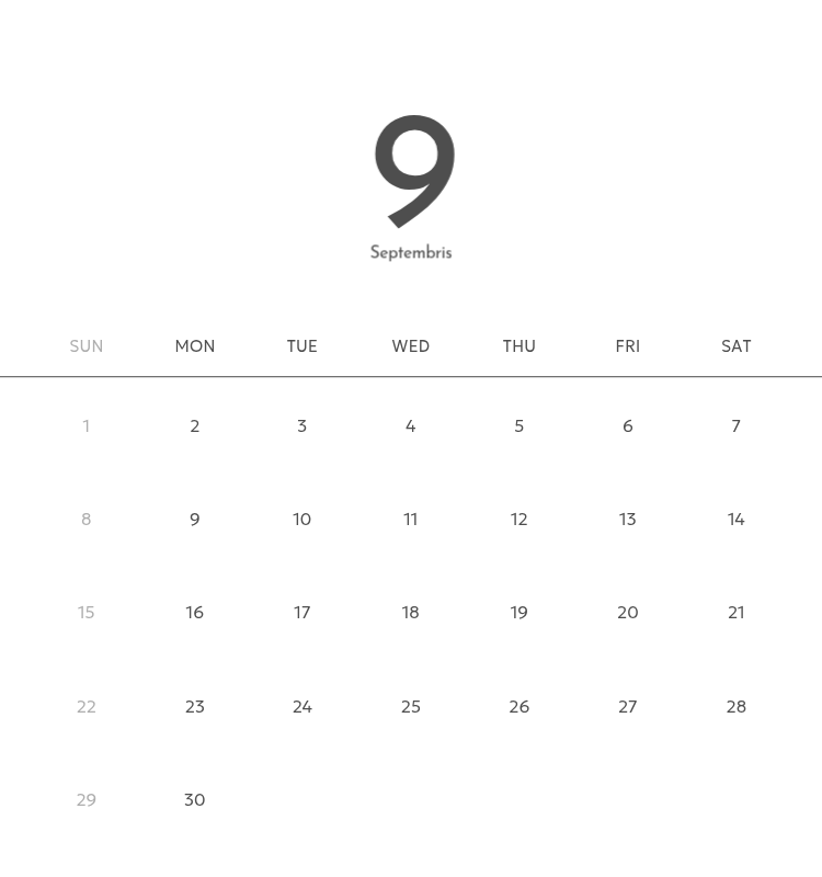 A photo calendar with a clean, urban feel