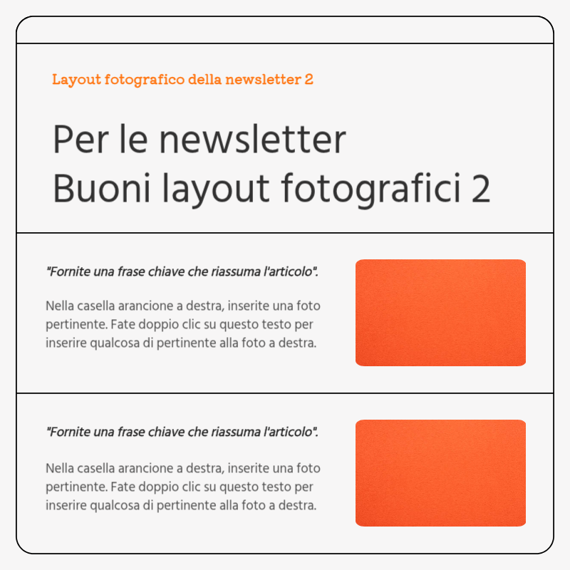 Biglietto da visita semplice in grigio e arancioneNews Ads