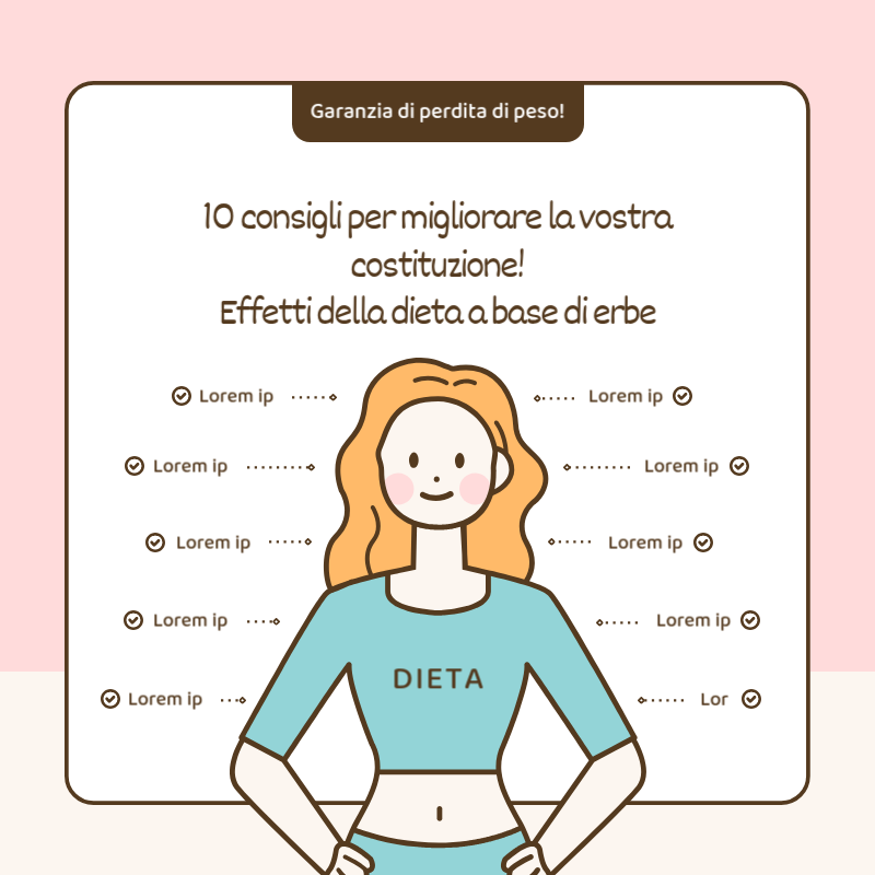 Una semplice illustrazione in azzurro promuove la dieta della medicina cinese.