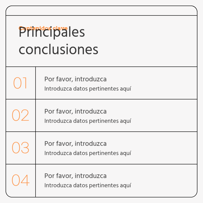 Tarjeta de visita sencilla en gris y naranjaAnuncios de noticias