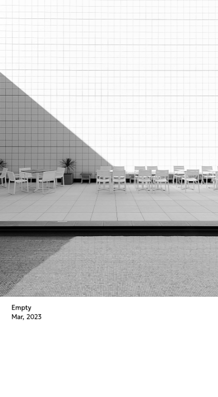 A photo calendar with a clean, urban feel