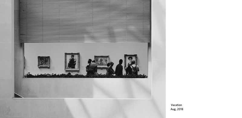 A photo calendar with a clean, urban feel