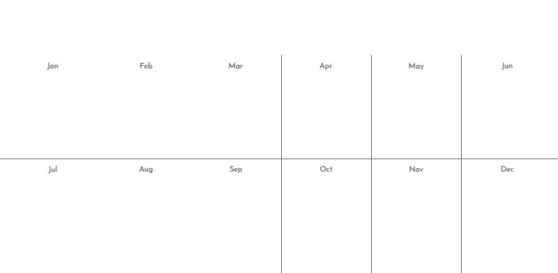 A photo calendar with a clean, urban feel