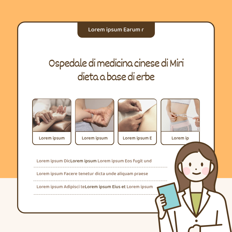 Una semplice illustrazione in azzurro promuove la dieta della medicina cinese.