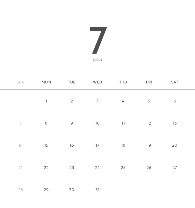 A photo calendar with a clean, urban feel