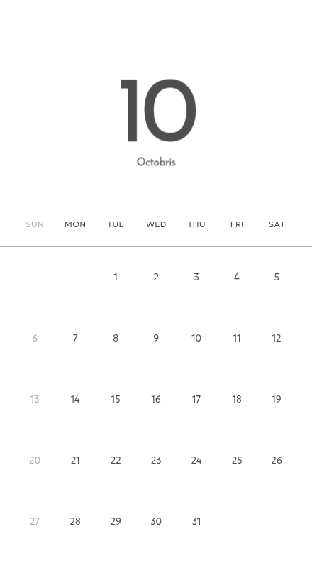 A photo calendar with a clean, urban feel