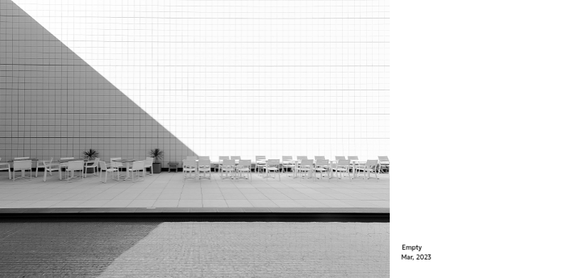 A photo calendar with a clean, urban feel