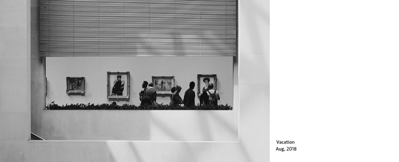 A photo calendar with a clean, urban feel