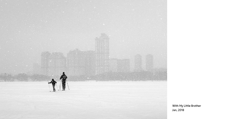 A photo calendar with a clean, urban feel