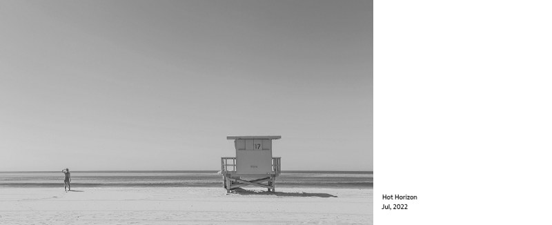 A photo calendar with a clean, urban feel