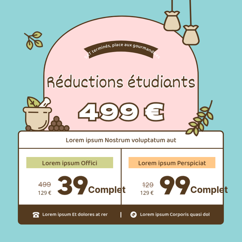 Une simple illustration en bleu clair promeut le régime alimentaire de la médecine chinoise.