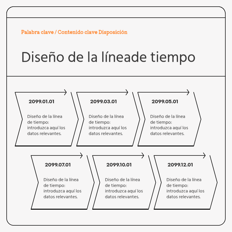 Tarjeta de visita sencilla en gris y naranjaAnuncios de noticias