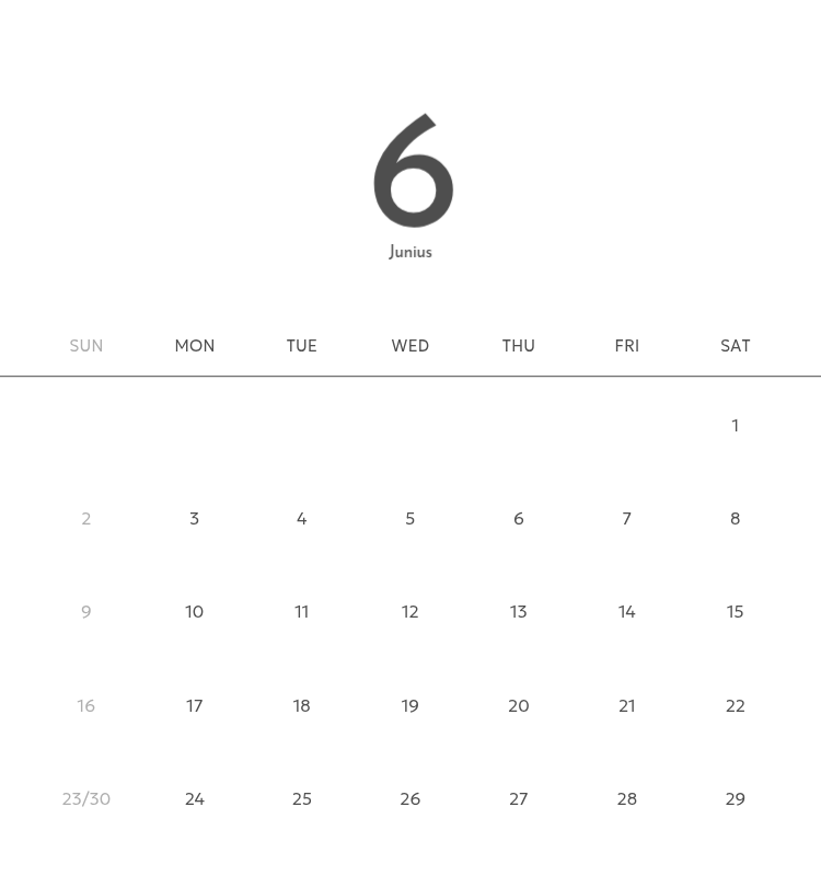 A photo calendar with a clean, urban feel