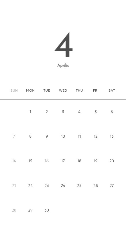 A photo calendar with a clean, urban feel