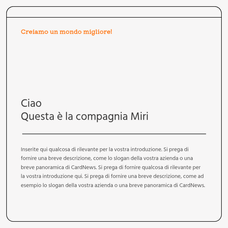 Biglietto da visita semplice in grigio e arancioneNews Ads