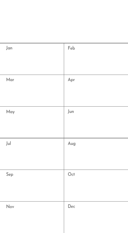 A photo calendar with a clean, urban feel