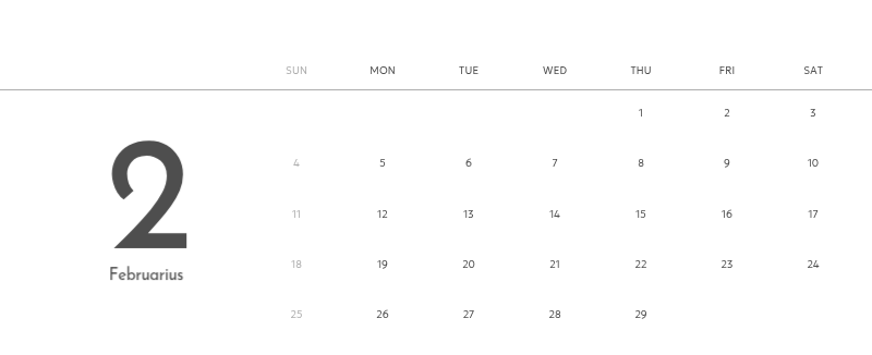 A photo calendar with a clean, urban feel