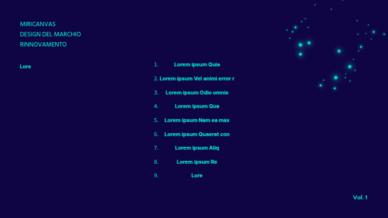 Una proposta di rinnovo del marchio semplice e blu navy