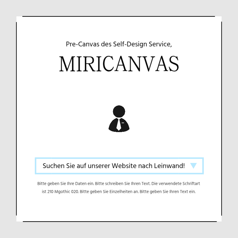 Erstellen Sie eine einfache Werbepost in hellblau und grau Präsentation