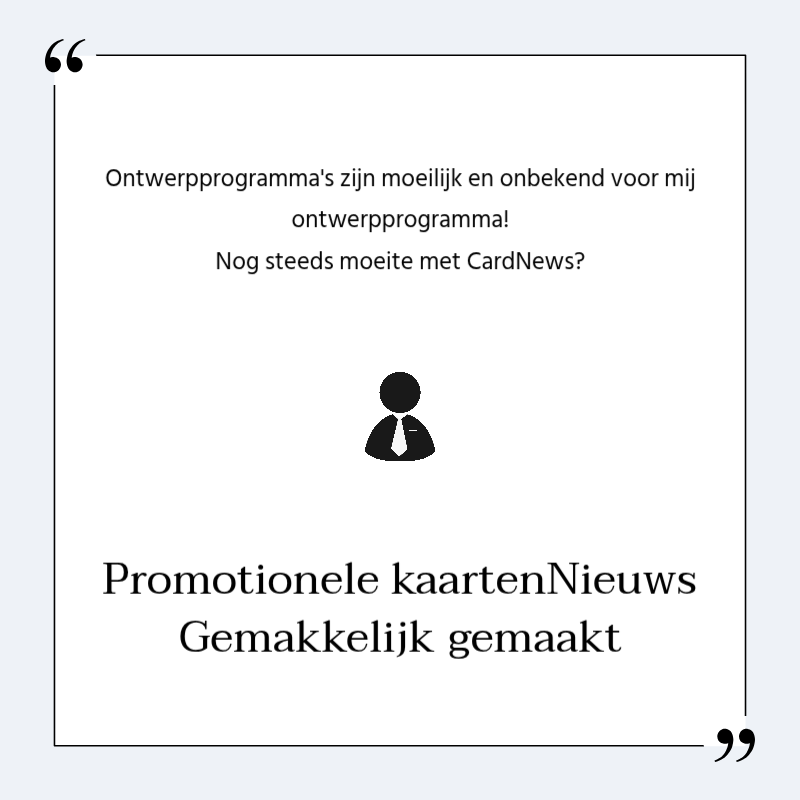 Maak een eenvoudige promotiepost in lichtblauw en grijs Presentatie